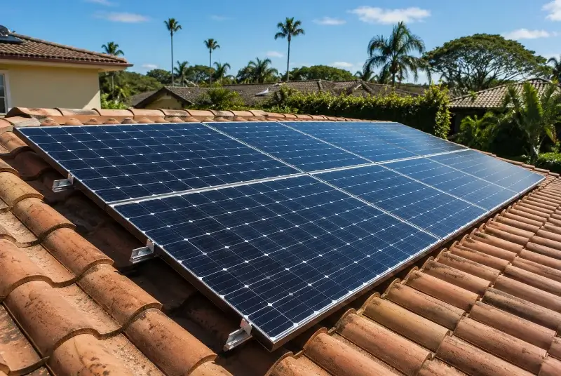 Installation de panneaux solaires à Ferrassières
